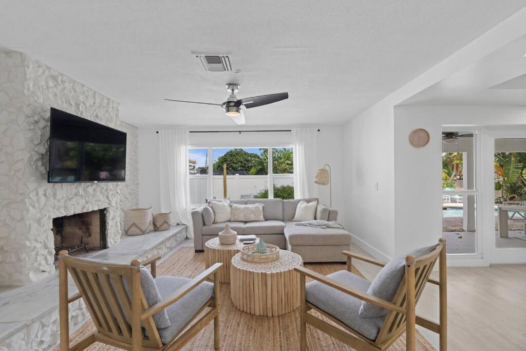 Waterfront-Heated Pool-Mini Golf-Game Room-2Mi Beach Fort Lauderdale Zewnętrze zdjęcie