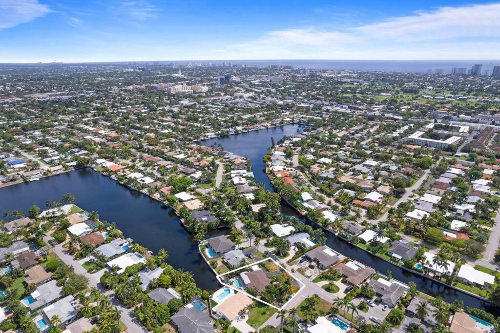 Waterfront-Heated Pool-Mini Golf-Game Room-2Mi Beach Fort Lauderdale Zewnętrze zdjęcie