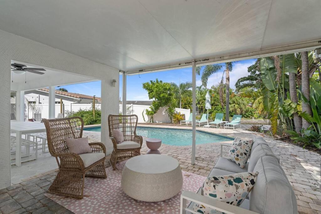 Waterfront-Heated Pool-Mini Golf-Game Room-2Mi Beach Fort Lauderdale Zewnętrze zdjęcie