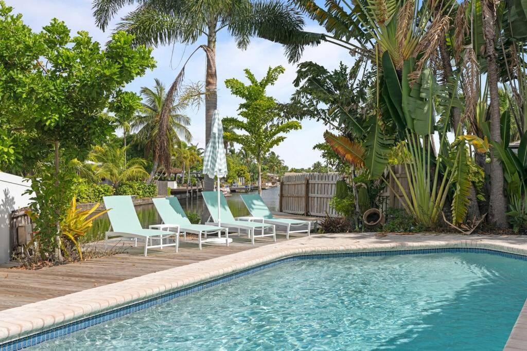 Waterfront-Heated Pool-Mini Golf-Game Room-2Mi Beach Fort Lauderdale Zewnętrze zdjęcie
